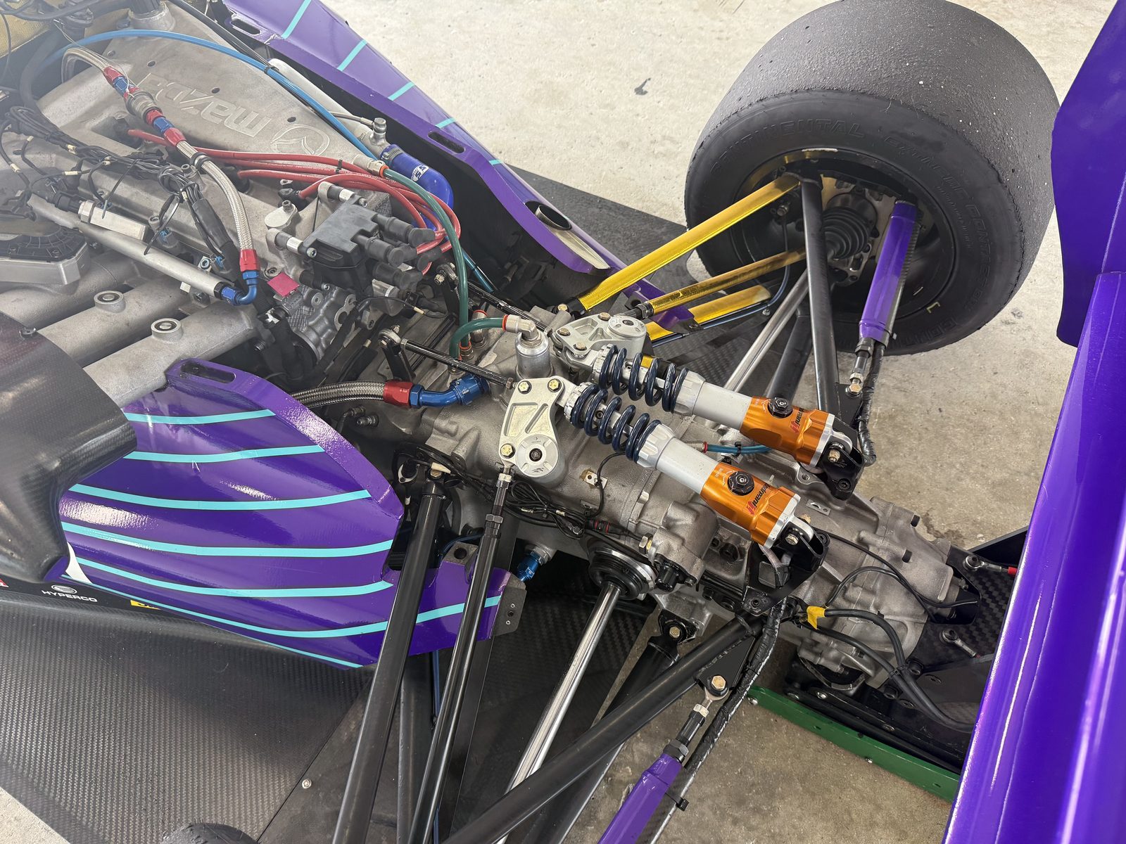 Dialing in suspension for a customer at Homestead-Miami