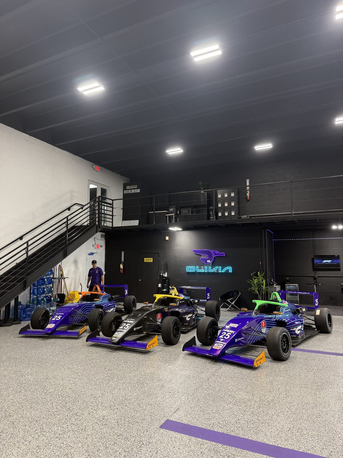 All the cars in the shop